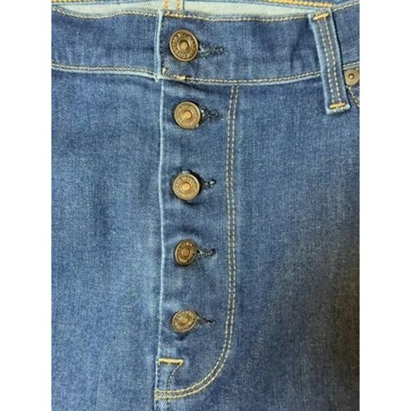 🔥 7 For All Mankind Aubrey High-Rise Button Fly Skinny Jeans – Size 33 - Picture 5 of 10